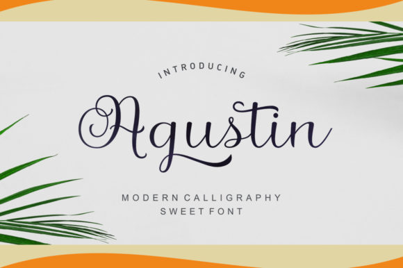 Agustin Script: A Modern Typeface for Small Business Branding