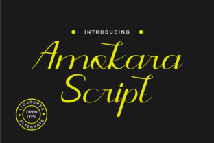 Amokara Script: A Handwritten Font for Authentic Branding