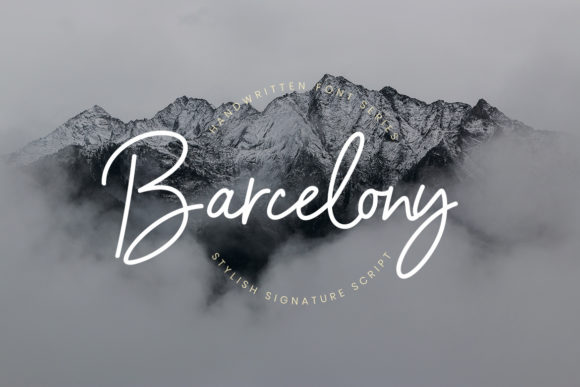 Barcelony Font: Elevating Web Design with Elegant Script