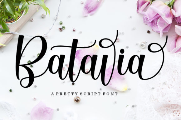 Batavia Script: A Premium Font for Crafters