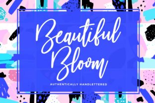 Beautiful Bloom Font for Modern Web Design