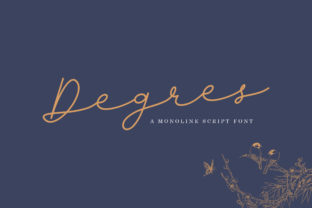 Degres Script Font for Web Design