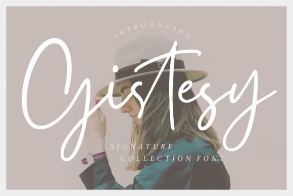 Gistesy: A Handwritten Typeface for Editorial Charm