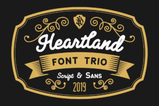 Heartland Trio Font for Small Business Branding