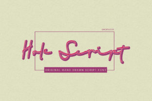 Hole Script: A Bold Handwritten Typeface for Branding