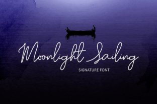 Moonlight Sailing Script: A Handwritten Font for Branding