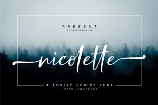 Nicolette Script: A Modern Typeface for Editorial Design