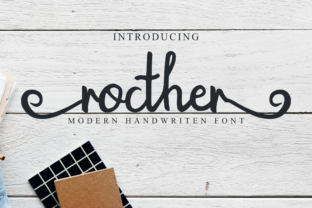 Rocther Script: A Soft Typeface for Campaigns