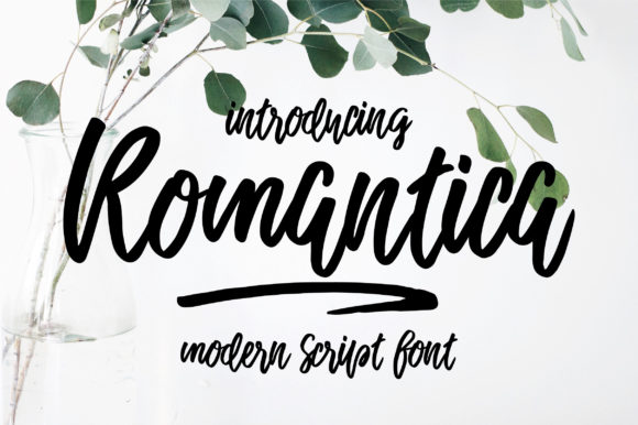 Romantica Script Font for Elegant Branding