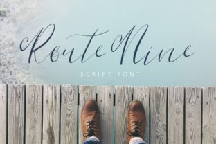 Rout Nine Script: A Handwritten Typeface for Branding