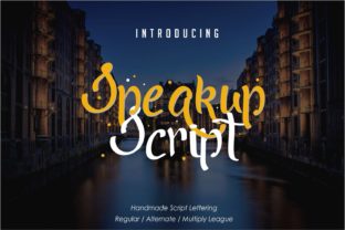 Speakup Script: A Handwritten Font for Branding