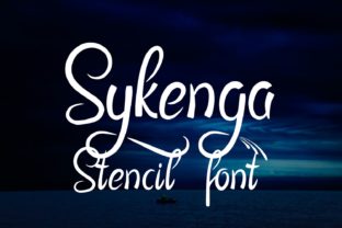 Sykenga: A Stencil Typeface for Distinct Branding